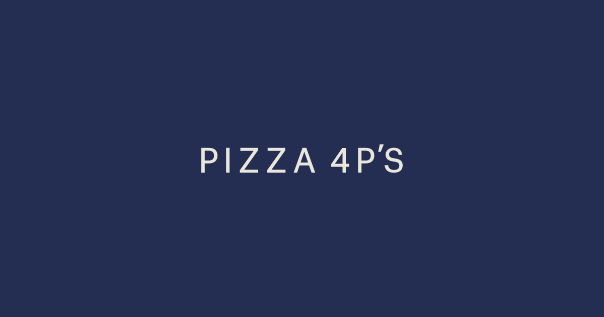 Pizza 4p's